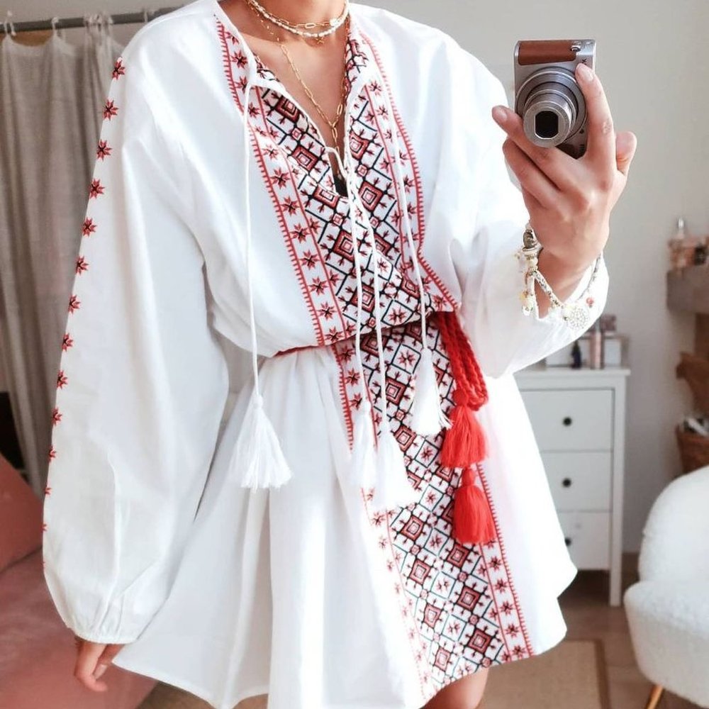 Talunka Susana Shirt  Dress Boho AS SEEN ON JAMIE KIDD - Picture 4 of 12